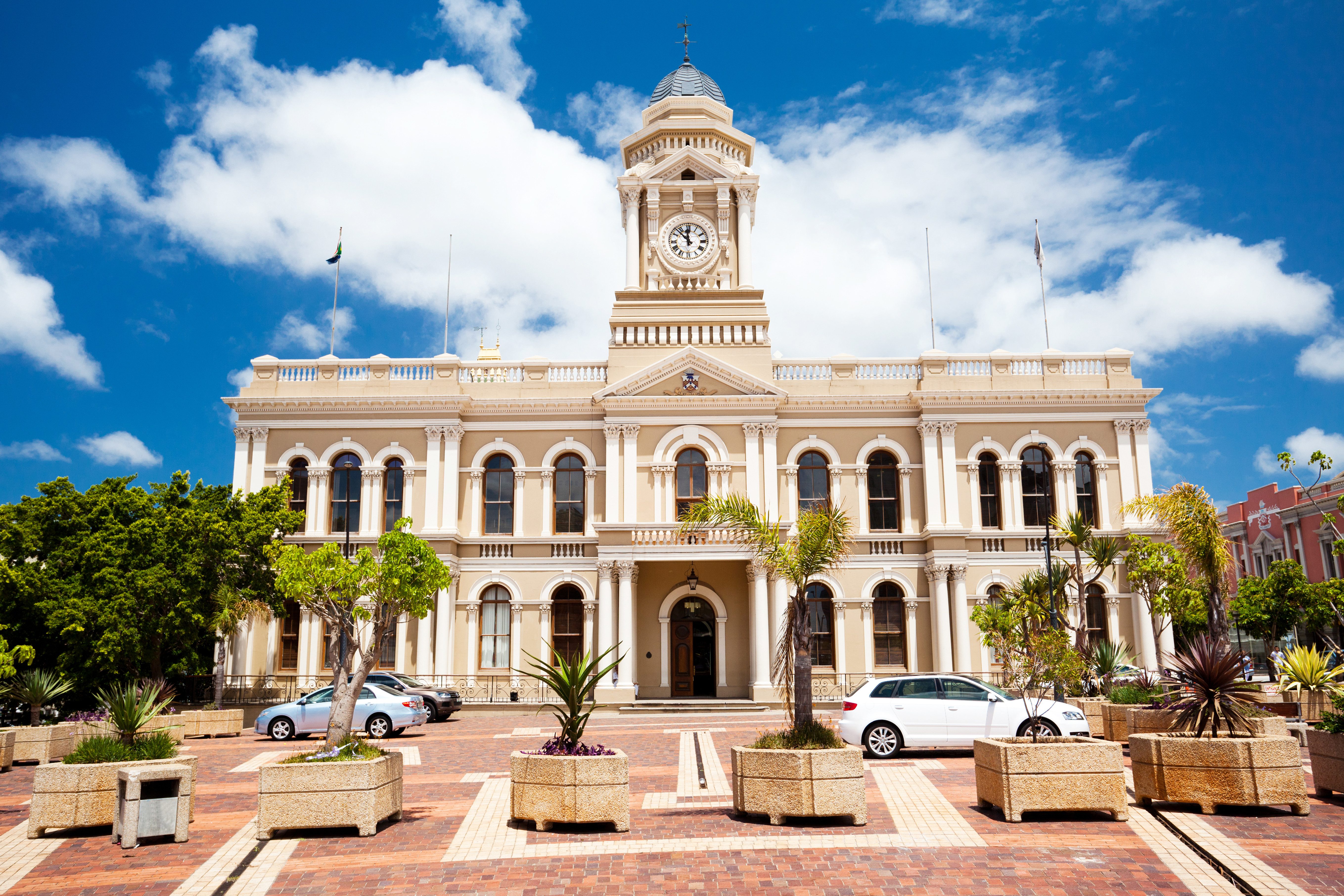 De cityhall in Port Elizabeth, Zuid-Afrika
